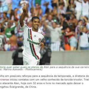 V站体育新闻-巴甲老东家有意邀请阿兰加盟 曾3个赛季打入25球